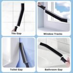 Crevice Cleaning Brush 12Pcs, Hard Bristle Deep Cleaning Brushes Supplies for Household use, Kitchen, Bathroom, Corner, Grout, Sink, Cup, Teapot, Bottle, Blender - Image 3