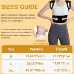 Back Brace Posture Corrector for Women and Men High Support Adjustable Lightweight Upper, Back Straightener for Neck Shoulder & Upper/Lower Back Pain Relief Under Clothes Breathable Invisible - Image 4