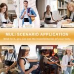 Back Brace Posture Corrector for Women and Men High Support Adjustable Lightweight Upper, Back Straightener for Neck Shoulder & Upper/Lower Back Pain Relief Under Clothes Breathable Invisible - Image 9