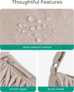 BAGSMART Small Crossbody Bag for Women Men Trendy，Quilted Crossbody Hobo Bag with Adjustable Strap and Inner Pockets - Image 6