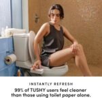 TUSHY Classic 3.0 Bidet Toilet Seat Attachment - A Non-Electric Self Cleaning Water Sprayer with Adjustable Water Pressure Nozzle, Angle Control & Easy Home Installation (Brushed Nickel) - Image 5