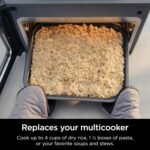 Ninja Combi All-in-One Multicooker, Oven, & Air Fryer, Complete Meals in 15 Mins, 14-in-1 Functions, Combi Cooker + Air Fry, Bake, Roast, Slow Cook and More, 3 Accessories, Stainless Steel, SFP701 - Image 5