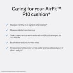 Resmed AirFit P10 Nasal Pillow Cushion - CPAP Mask Accessories Replacement - Soft Lightweight Silicone - Dual Wall - Large - Image 5