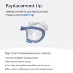 Resmed AirFit P10 Nasal Pillow Cushion - CPAP Mask Accessories Replacement - Soft Lightweight Silicone - Dual Wall - Large - Image 6