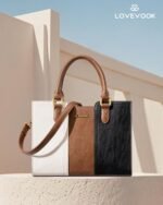 LOVEVOOK Purse for Women, Vintage Leather Shoulder Handbag, Small Ladies Satchel Tote Purse Top Handle Crossbody Bag for Work - Image 4