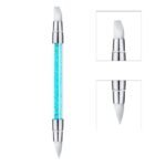 Nail Art Sculpture Pen, 5Pcs Dual Tipped Silicone Nail Tools for Resin, Silicone Brushes, Acrylic Pen, Nail Art Brushes, Nail Foil Carving Drawing Effect Shaping Drawing - Image 4