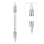 Nail Art Sculpture Pen, 5Pcs Dual Tipped Silicone Nail Tools for Resin, Silicone Brushes, Acrylic Pen, Nail Art Brushes, Nail Foil Carving Drawing Effect Shaping Drawing - Image 5