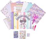 Hello Kitty All-in-One DIY , Design Your Own Scrapbook with Over 250 Essentials, Great Hello Kitty Toys for Weekend Activity, Photo & Keepsake Album for Kids Ages 5, 6, 7, 8, 9, Small, Multicolor - Image 4
