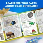 Blue Marble National Geographic Creative Dinosaur Kit with Clay - 5 Dinosaurs to Model with Air-Drying Clay, Skeletons, Tool and Moving Eyes - Image 5