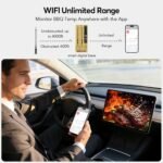 WiFi Sub-1G Wireless Meat Thermometer Unlimited Range 7 NIST Certified Sensors with Ambient Temp 2 Temp Monitoring Ways Digital Smart Base and App for BBQ, Smoker, Grill, Oven (Dual Probes) - Image 3