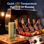 WiFi Sub-1G Wireless Meat Thermometer Unlimited Range 7 NIST Certified Sensors with Ambient Temp 2 Temp Monitoring Ways Digital Smart Base and App for BBQ, Smoker, Grill, Oven (Dual Probes) - Image 4