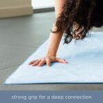 S&T INC. Yoga Mat Towel, Quick Dry Towel, Soft and Absorbent for Gym, Pilates, and Hot Yoga Mat, 2 Pack, 26.5 inches x 72 inches, Microfiber, Blue & Sage Green - Image 4