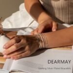 DEARMAY Dainty Silver Plated Bracelets for Women Trendy, Silver Jewelry Set for Women Bracelets for Women Paperclip Box Herringbone Figaro Rope Chain Bracelet Fashion Pack Gifts for Women - Image 4