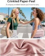 BAGSMART Lightweight Crossbody Bags for Women, Quilted Puffer Shoulder HandBags with Adjustable Strap for Travel - Image 4