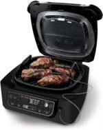 Ninja Foodi Pro 5-in-1 Indoor Integrated Smart Probe, 4-Quart Air Fryer, Roast, Bake, Dehydrate, an Cyclonic Grilling Technology, with 4 Steaks Capacity, in a Stainless Finish - Image 3