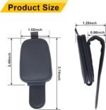 Yuoyar Sunglass Holder for Car, Magnetic Leather Sunglasses Holder and Ticket Card Clip, Car Visor Accessories, 2 Packs (Black) - Image 7