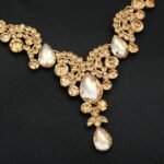 CSY Elegant Crystal Necklace Earrings Bracelet Ring Bridal Wedding Party Costume Jewelry Sets for Brides Women - Image 4