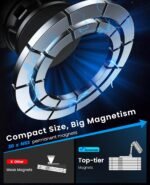 Magnetic Suction Cup Phone Mount for Magsafe, 360° Adjustable Magnetic Car Phone Holder, Pocket Size Foldable Car Mount, Cell Phone Holders for Your Car for iPhone 17 16 15 14 13 12 Series - Image 5