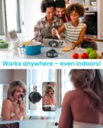 Magnetic Suction Cup Phone Mount for Magsafe, 360° Adjustable Magnetic Car Phone Holder, Pocket Size Foldable Car Mount, Cell Phone Holders for Your Car for iPhone 17 16 15 14 13 12 Series - Image 7