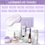 Lavender Spa Gifts Set, 11 Pcs Bath Gift Set for Women, Relaxing Spa Gifts, Home Spa Products, Birthday Gifts for Women Valentine's Day - Image 3