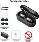 Wireless V5.3 Bluetooth Earbuds Compatible with Xiaomi Redmi 20X Updated Micro Thin Case Quad Mic 8D Bass IPX7 Waterproof/Sweatproof - Image 6