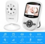 ANMEATE Video Baby Monitor with Digital Camera, Digital 2.4Ghz Wireless Video Monitor with Temperature Monitor, 960ft Transmission Range, 2-Way Talk, Night Vision, High Capacity Battery（1 Camera） - Image 3