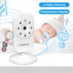 ANMEATE Video Baby Monitor with Digital Camera, Digital 2.4Ghz Wireless Video Monitor with Temperature Monitor, 960ft Transmission Range, 2-Way Talk, Night Vision, High Capacity Battery（1 Camera） - Image 5