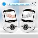 ANMEATE Video Baby Monitor with Digital Camera, Digital 2.4Ghz Wireless Video Monitor with Temperature Monitor, 960ft Transmission Range, 2-Way Talk, Night Vision, High Capacity Battery（1 Camera） - Image 7