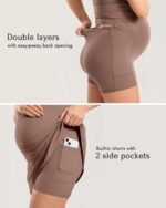 MOMANDA Women Sleeveless Maternity Dress Summer Tank Square Neck Casual Pregnancy Dress - Image 4