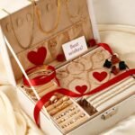 YEEZII 56 Pcs Gold Jewelry Set for Women with 5Pcs Layered Necklace, 5Pcs Layered Necklace, 12 Bracelets, 4 Hoop Earrings, 8 Stackable Rings, 10 hairpins, 12 Studs Earrings Jewerly set for Women - Image 6