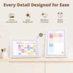 Dragon Touch 10.1 inch Digital Calendar Chore Chart – Interactive Touchscreen, Smart Family Planner, Hearth Display Desk Digital Calendar Best Gifts for Christmas, Wedding, Mom - Image 10