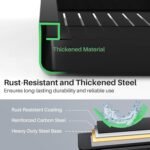 2 Pack Pull out Cabinet Organizer, Expandable(12"-20") Heavy Duty Slide out Drawer Fixed with Adhesive Nano Film for Pots, Roll out Shelf Storage for Kitchen Organization, Pantry, Bathroom(Black) - Image 6