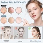 Blackhead Remover Tools MENOLY 10Pcs Pimple Popper Tool Kit, Blackhead Remover Extractor Tools, Pimple Comedone Extractor Acne Kit for Blackhead,Blemish,Zit Whitehead with Leather Bag - Image 3