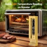 WiFi Sub-1G Wireless Meat Thermometer Unlimited Range 7 NIST Certified Sensors with Ambient Temp 2 Temp Monitoring Ways Digital Smart Base and App for BBQ, Smoker, Grill, Oven (Single Probe) - Image 4