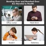 1PC Posture Corrector For Men And Women With Smart Vibration Reminder Adjustable Strap Upper Back Braces Correct Sitting And Standing Posture(Unisex) - Image 4