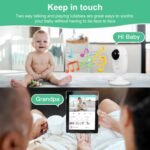 Smart Video Baby Monitor,1080P Baby Room Camera, APP Control,WiFi On/Off Switch,AI Detection, Cry Monitor and Lullabies, HD Night Vision, Two-Way Audio, Cloud & SD Card Storage - Image 4