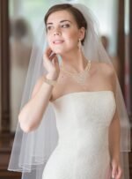 Silver Gold Plated Wedding Jewelry Sets Bridal Necklace Rhinestone Earrings Bracelets - Image 4