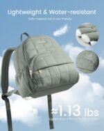 LOVEVOOK Small Backpack Purse for Women, Mini Puffer Backpack with Anti-theft Pocket, Lightweight Quilted Casual Daypack for Daily Work & Travel - Image 4