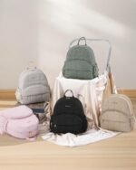 LOVEVOOK Small Backpack Purse for Women, Mini Puffer Backpack with Anti-theft Pocket, Lightweight Quilted Casual Daypack for Daily Work & Travel - Image 5