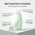 Blackhead Remover Tool, Stainless Steel Face Scraper for Deep Cleansing, Skin Scrubber Face Spatula with Silicone Cover, Nose Blackhead Remover, Skin Care Tool for Men and Women (Green) - Image 3