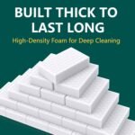 20 Pack Magic Sponges Erasers, 2X Density Long Lasting Melamine Sponge in Bulk, Household Cleaning Supplies, Kitchen Sponge for Bathroom, Wall, Shoe, Car, Dish, Sink, Shower Cleaner Tool - Image 3