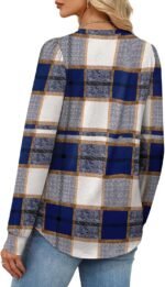 Alaroo Womens Long Sleeve Shirts 2026 Fall Tunic Tops Crewneck Blouses Print - Image 6