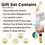 Sumbody Self Care Gifts 6pc Aromatherapy Body Care Set USA Made Women Men Teens Happy Birthday Box Spa Gift Basket Valentines Day Appreciation Vacation Essentials Bridal Shower Stocking Stuffer - Image 3