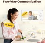 NETVUE Peekababy Baby Camera Monitor Video - Baby Monitor with Camera and Audio, 5" Display, 2-Way Talk, 4 in 1 Bracket Meets The Needs in All Scenarios, Smart Phone App, Cry Detection - Image 4