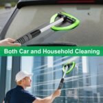 XINDELL Windshield Cleaner Tool – Car Interior Window Cleaning Kit with Extendable Handle & 4 Microfiber Pads, Auto Wiper Inside Windshield Brush for Car & Home Windows - Image 5