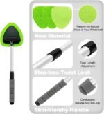 XINDELL Windshield Cleaner Tool – Car Interior Window Cleaning Kit with Extendable Handle & 4 Microfiber Pads, Auto Wiper Inside Windshield Brush for Car & Home Windows - Image 7