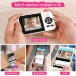 1080p Smart AI 2 Camera Video Baby Monitor,WiFi Switch,2.8" inch Display or WiFi Remote Access,Night Vision,1500ft Long Range,2-Way Talk,Sound Alert,Temperature Sensor,Lullabies Feeding Remind - Image 10