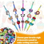 100 Pcs Cute Pencil Topper Decoation,Mixed Different Style Lovely Pencil Clips,Bulk Pen Toppers Charm Accessories for Kids,Classroom Rewards Prizes Gift for Students, medium - Image 6