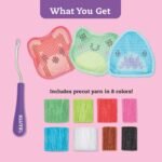 Klutz Latch Hook Animals: Red Panda, Frog & Shark - Image 3