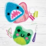 Klutz Latch Hook Animals: Red Panda, Frog & Shark - Image 4